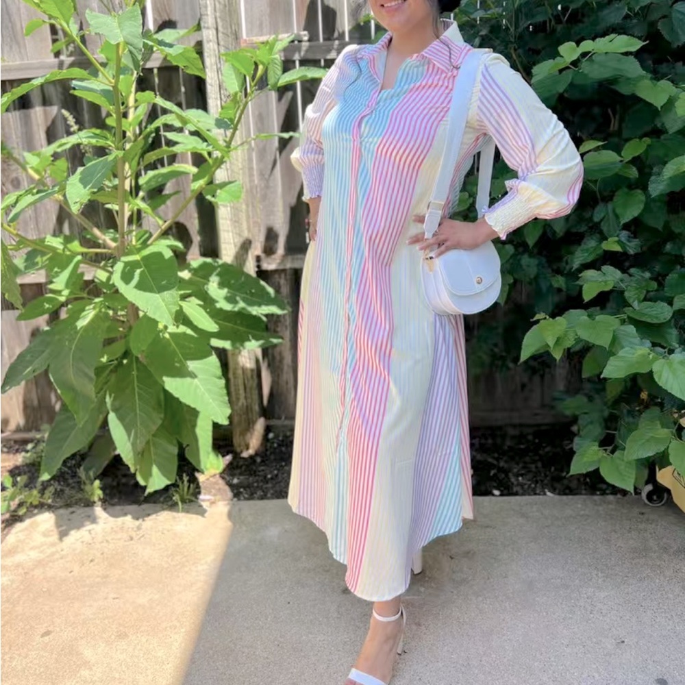 XL button down dress